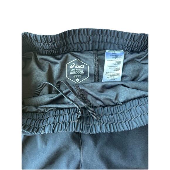 Women’s Black ASICS Running Athletic Shorts With Built-in Spandex Shorts Size M - Picture 3 of 4